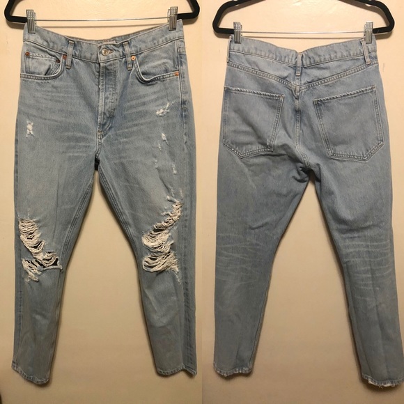 Agolde Jamie Hi Rise Classic Jeans Ever More 28 - Picture 2 of 10
